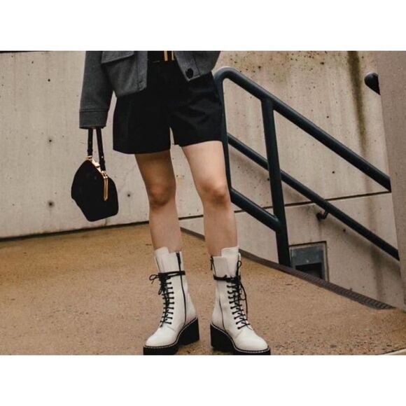 khaite cody boots white 10B - Picture 3 of 13